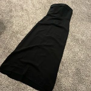 Giorgio Armani black strapless dress size 4